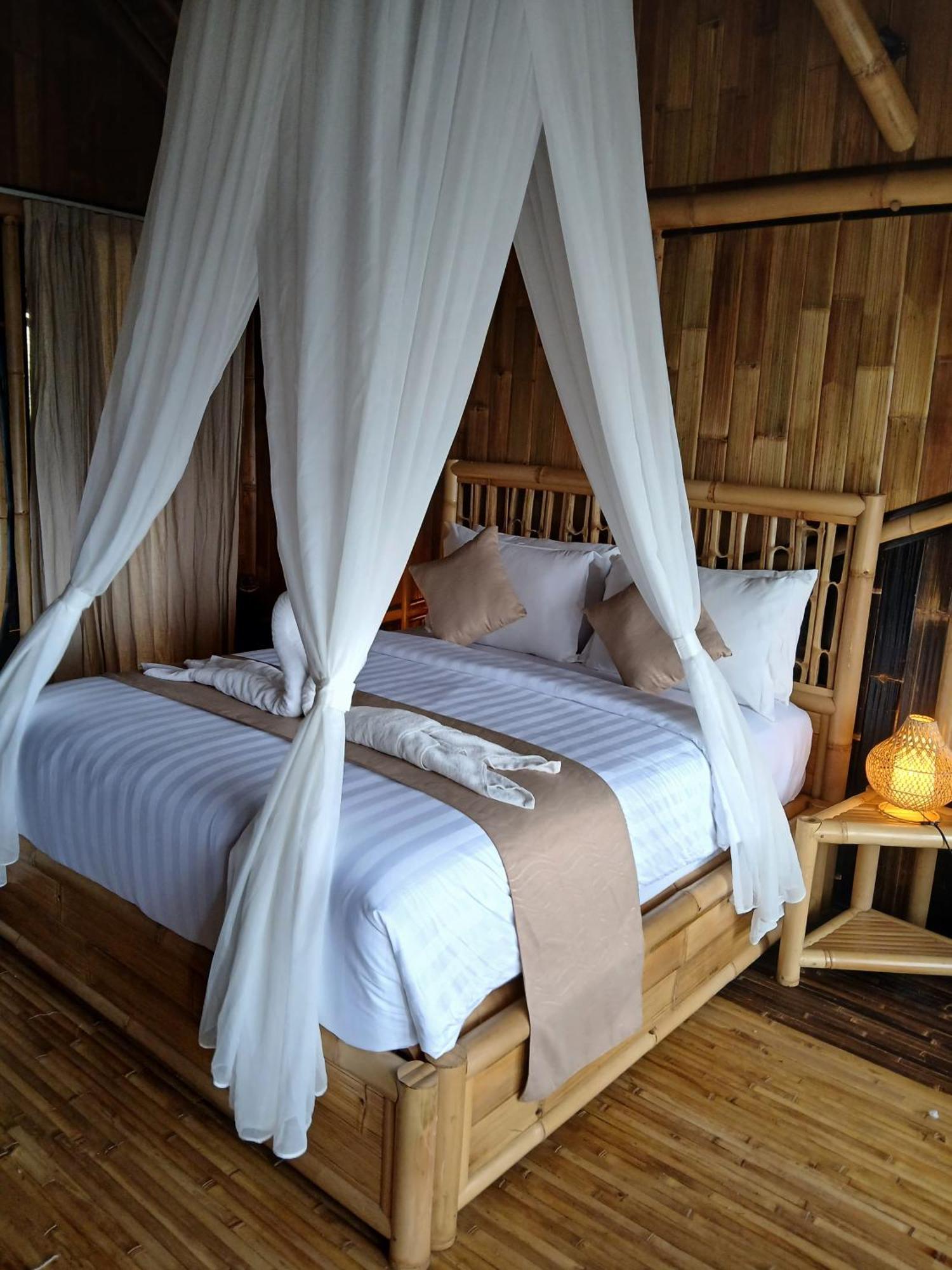 Danaswari Bali Bamboo House Villa Selat Eksteriør bilde