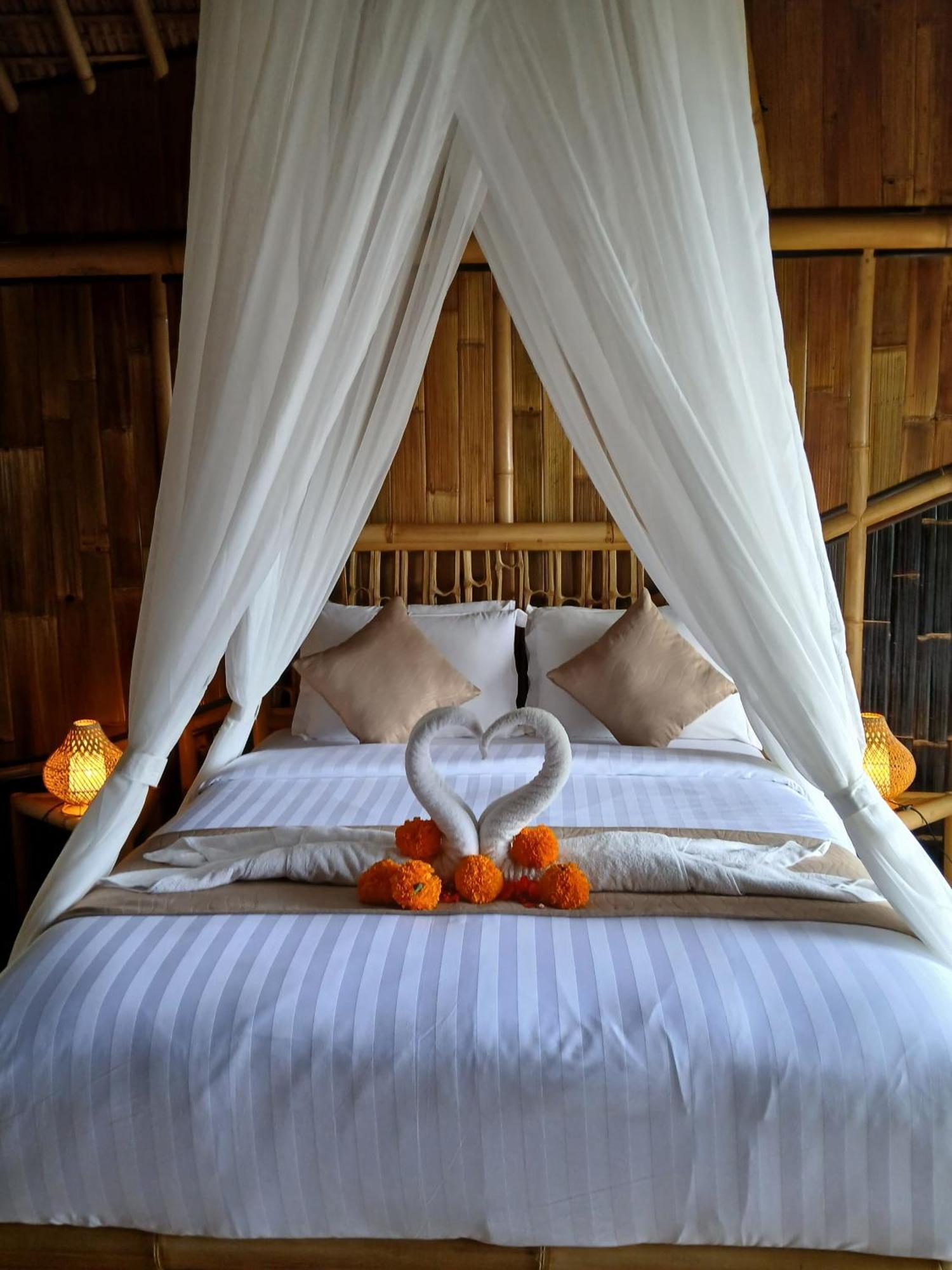 Danaswari Bali Bamboo House Villa Selat Eksteriør bilde