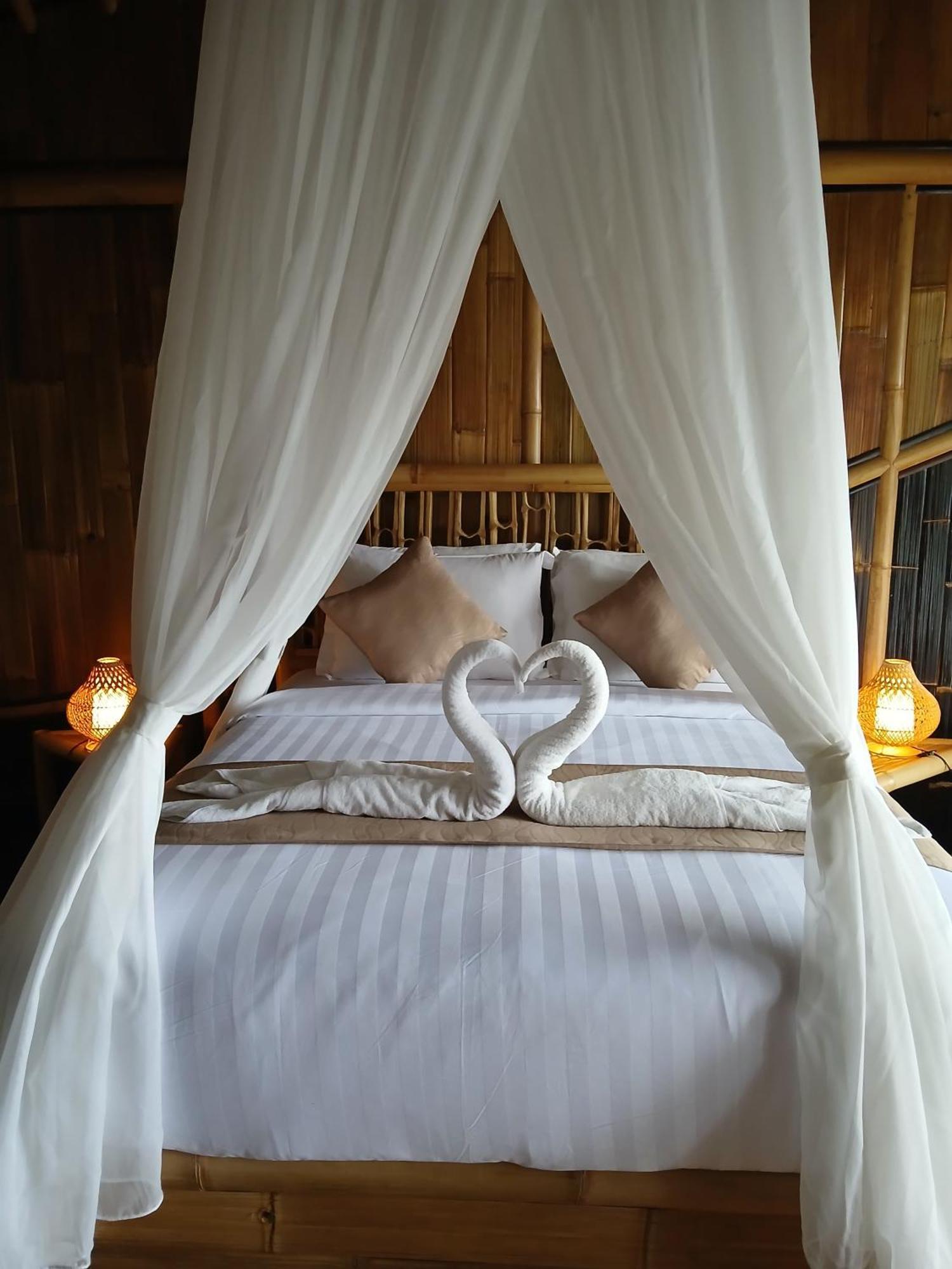 Danaswari Bali Bamboo House Villa Selat Eksteriør bilde