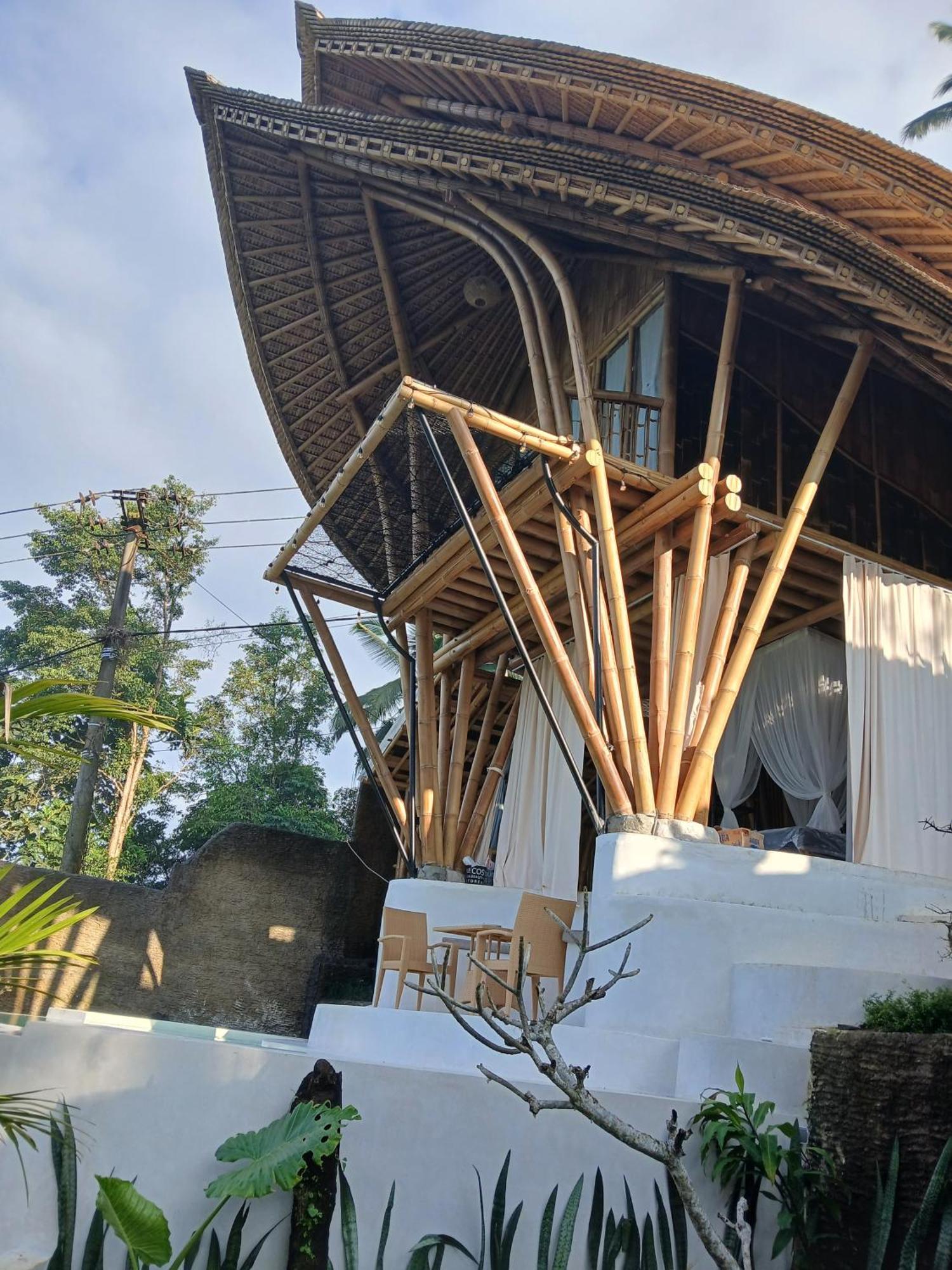 Danaswari Bali Bamboo House Villa Selat Eksteriør bilde