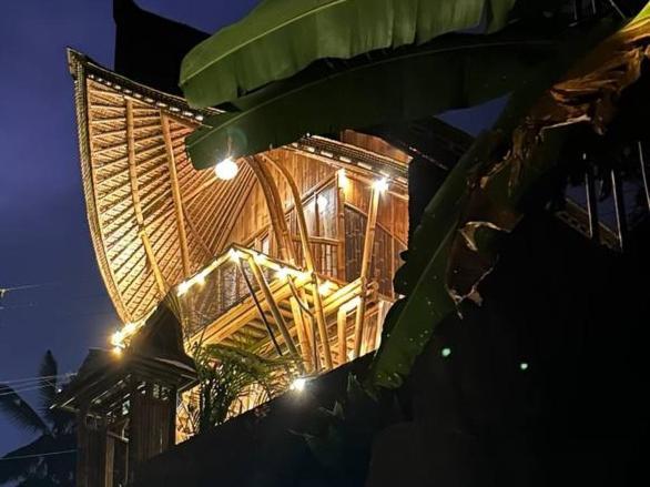 Danaswari Bali Bamboo House Villa Selat Eksteriør bilde